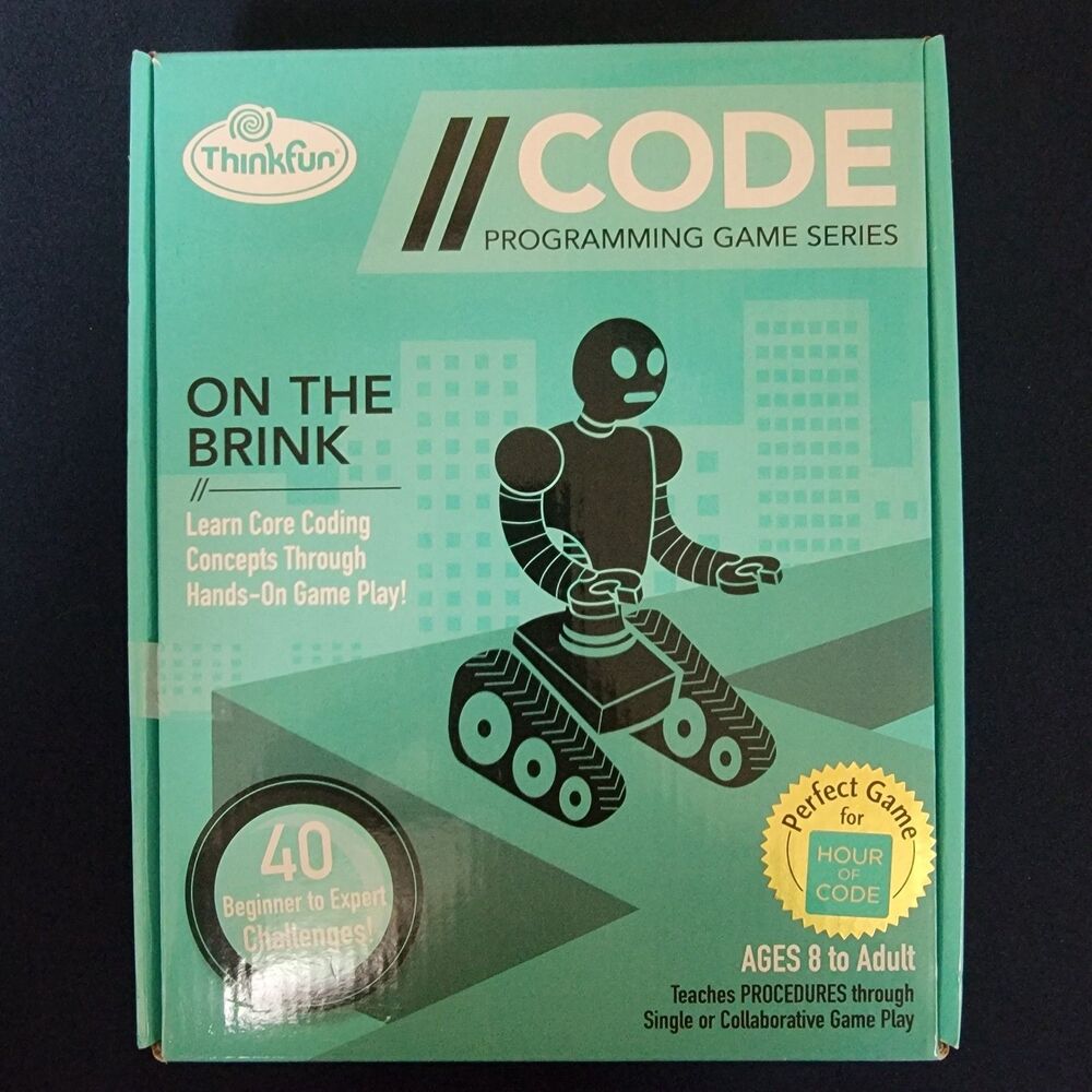 ThinkFun CODE Programming Game Series ON THE BRINK STEM 2017 New In Box